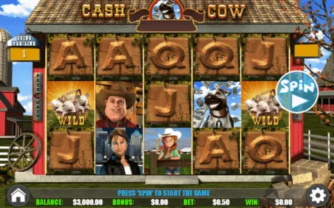 Cash Cow slot free spins