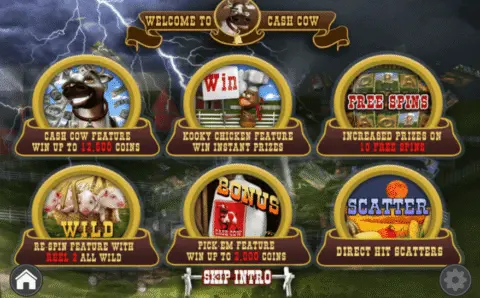 Cash Cow slot game