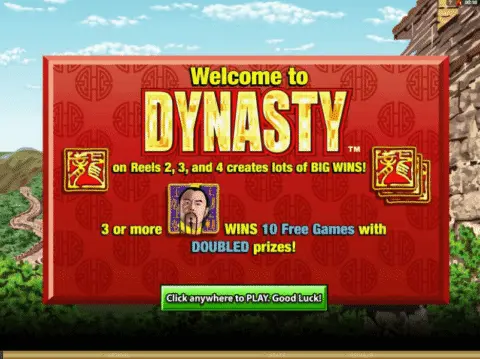 Dynasty slot game
