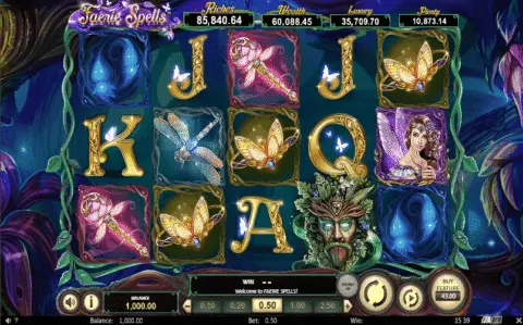 Faerie Spells slot free spins