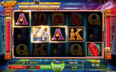Flaming Reels slot free spins