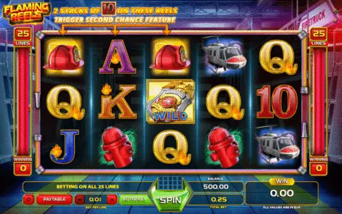 Flaming Reels slot game