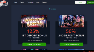 Fruits4real casino promotions