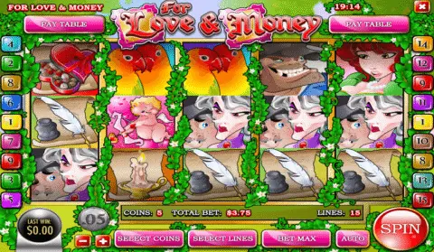 Love and Money slot game