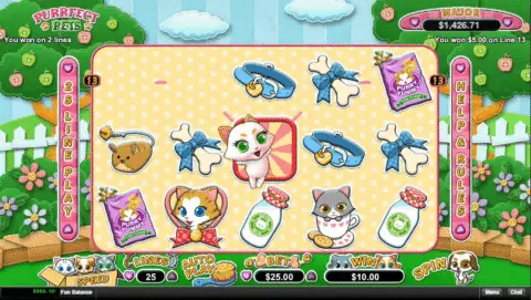 Purrfect Pets slot free spins