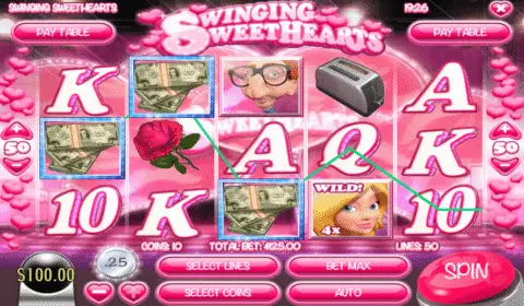 Swinging Sweethearts slot free spins