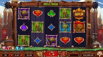 Trolls Bridge slot free spins