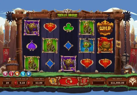 Trolls Bridge slot free spins