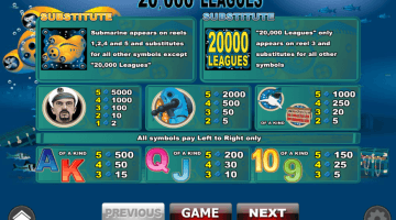 play 20000 Leagues slot