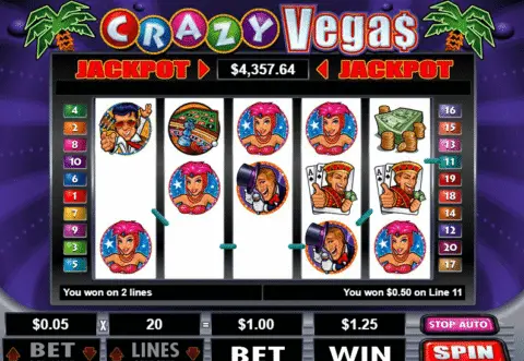 play Crazy Vegas slot