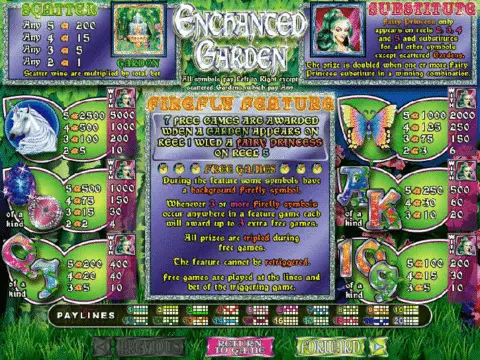 play Enchanted Garden slot