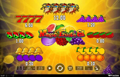play Magic Fruits 81 slot