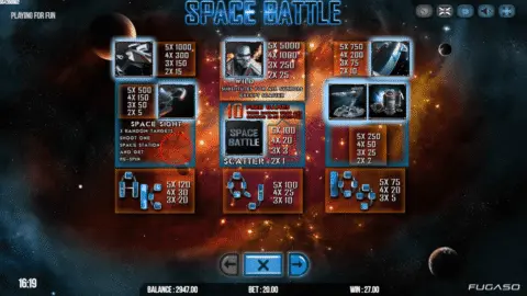 play Space Battle slot