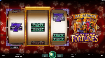 108 Heroes Multiplier Fortunes slot game