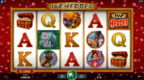 108 Heroes slot game