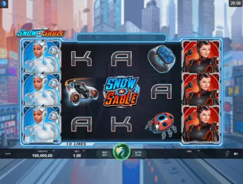 Action Ops Snow And Sable slot free spins