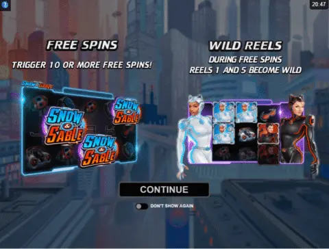 Action Ops Snow And Sable slot game