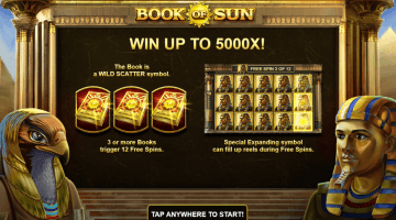 Book of Sun slot game