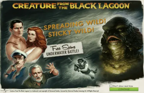 Creature from the Black Lagoon slot game