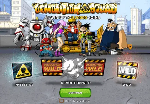Demolition Squad slot game