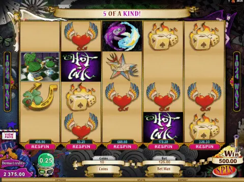 Hot Ink slot free spins