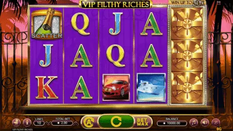 VIP Filthy Riches slot game