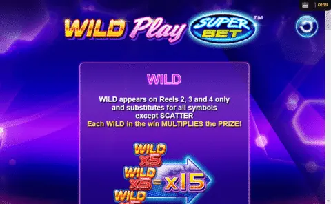 Wild Play SuperBet slot free spins