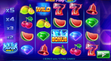Wild Play SuperBet slot game