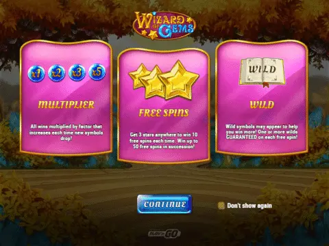 Wizard of Gems slot game