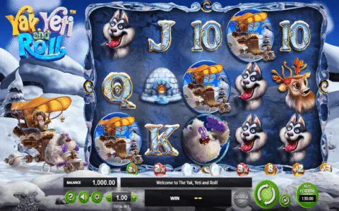 Yak Yeti and Roll slot free spins