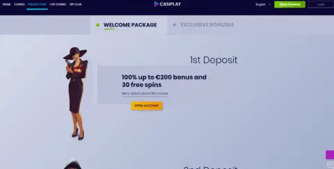 casiplay casino promotions