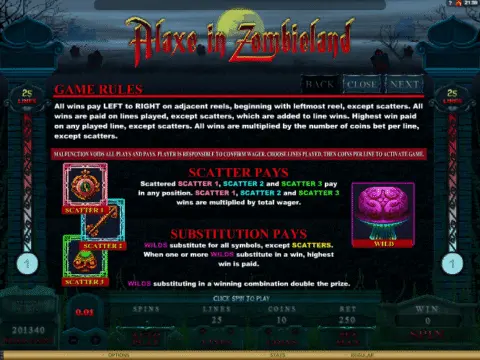 play Alaxe in Zombieland slot