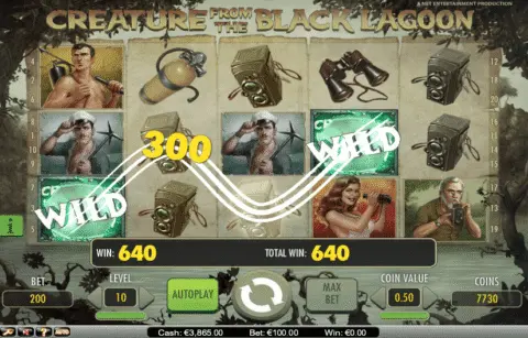 play Creature from the Black Lagoon slot