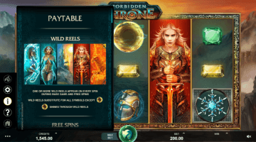 play Forbidden Throne slot