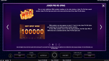 play Joker Pro slot