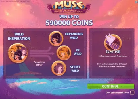 play Muse Wild Inspiration slot