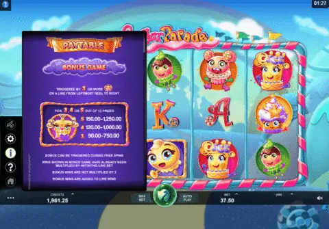 play Sugar Parade slot
