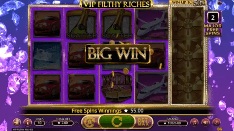 play VIP Filthy Riches slot
