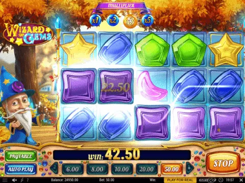 play Wizard of Gems slot