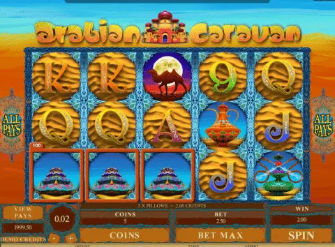 Arabian Caravan Slot Game Free Spins