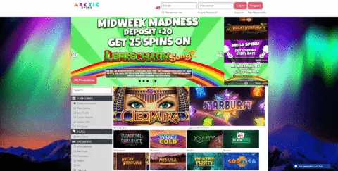 Arctic Spins Casino Free Spins