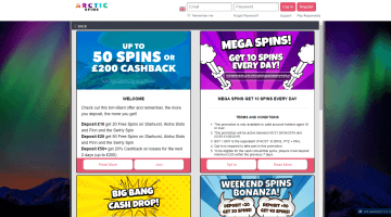 Arctic Spins Casino Promotions
