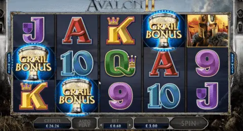 Avalon Ii Quest For The Grail Slot Game