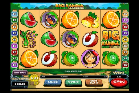 Big Kahuna Snakes & Ladders Slot Game
