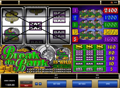 Break Da Bank Slot Game Free Spins