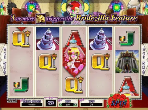 Bridezilla Slot Game Free Spins