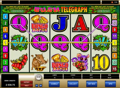 Bush Telegraph Slot Game