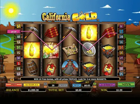 California Gold Slot Game