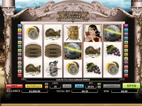 Call Of The Colosseum Slot Game