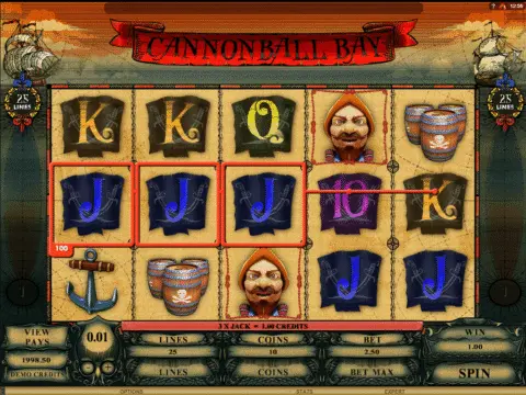 Cannonball Bay Slot Game